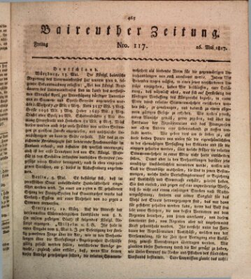 Bayreuther Zeitung Freitag 16. Mai 1817