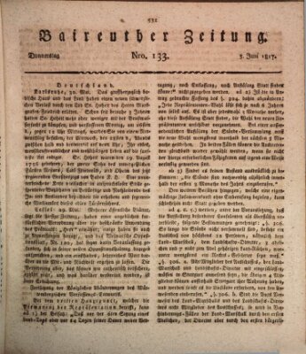 Bayreuther Zeitung Donnerstag 5. Juni 1817