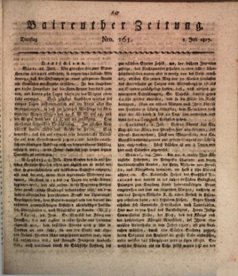 Bayreuther Zeitung Dienstag 8. Juli 1817