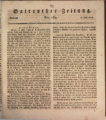 Bayreuther Zeitung Mittwoch 9. Juli 1817