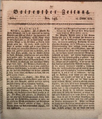 Bayreuther Zeitung Freitag 17. Oktober 1817