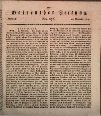 Bayreuther Zeitung Mittwoch 19. November 1817