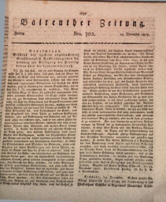 Bayreuther Zeitung Freitag 19. Dezember 1817