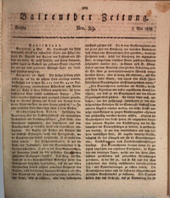 Bayreuther Zeitung Dienstag 5. Mai 1818