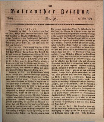 Bayreuther Zeitung Freitag 15. Mai 1818