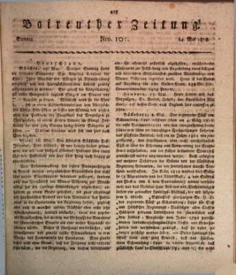 Bayreuther Zeitung Sonntag 24. Mai 1818