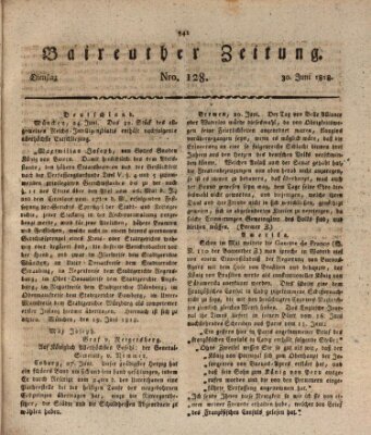 Bayreuther Zeitung Dienstag 30. Juni 1818