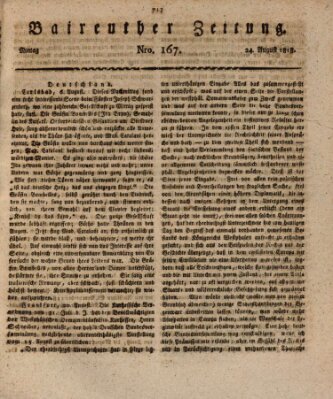 Bayreuther Zeitung Montag 24. August 1818