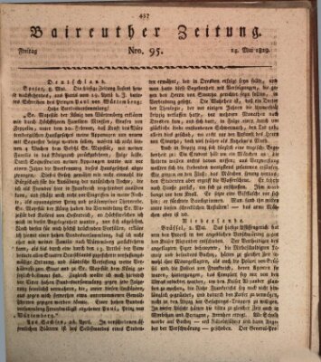 Bayreuther Zeitung Freitag 14. Mai 1819