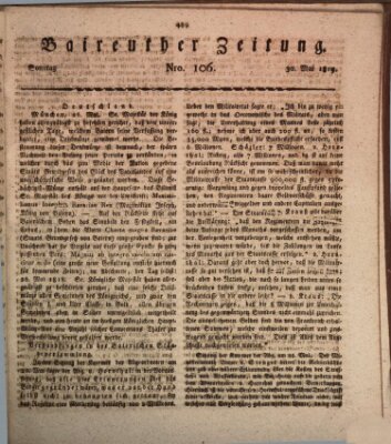 Bayreuther Zeitung Sonntag 30. Mai 1819