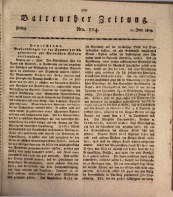 Bayreuther Zeitung Freitag 11. Juni 1819