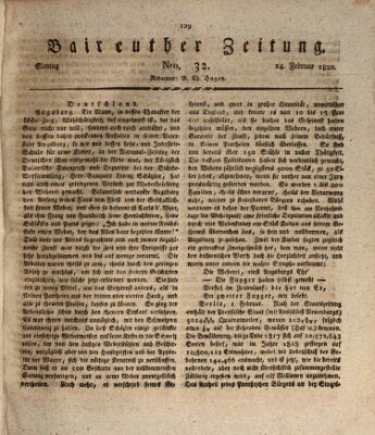 Bayreuther Zeitung Montag 14. Februar 1820