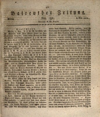 Bayreuther Zeitung Montag 8. Mai 1820