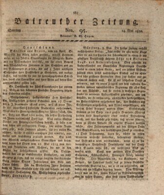 Bayreuther Zeitung Sonntag 14. Mai 1820