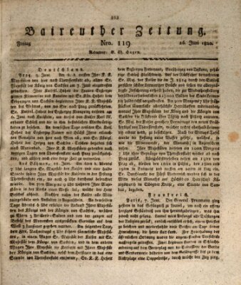 Bayreuther Zeitung Freitag 16. Juni 1820