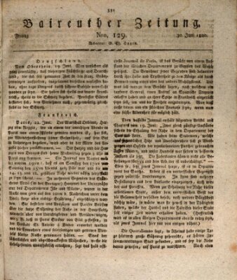 Bayreuther Zeitung Freitag 30. Juni 1820