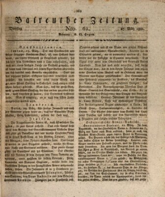 Bayreuther Zeitung Dienstag 27. März 1821