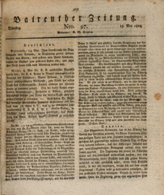 Bayreuther Zeitung Dienstag 15. Mai 1821