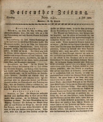 Bayreuther Zeitung Dienstag 3. Juli 1821