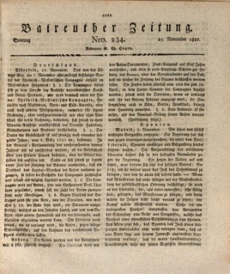 Bayreuther Zeitung Sonntag 25. November 1821