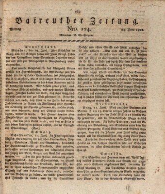 Bayreuther Zeitung Montag 24. Juni 1822