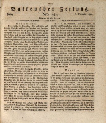 Bayreuther Zeitung Freitag 6. Dezember 1822