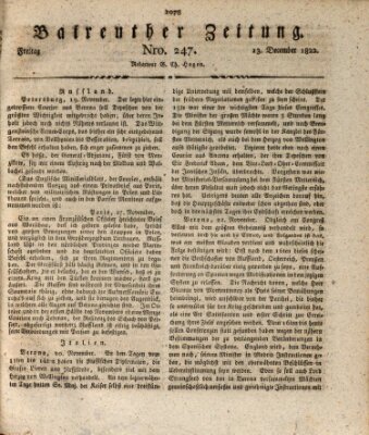 Bayreuther Zeitung Freitag 13. Dezember 1822