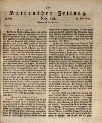 Bayreuther Zeitung Freitag 27. Juni 1823