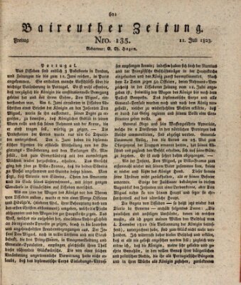 Bayreuther Zeitung Freitag 11. Juli 1823