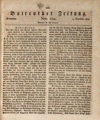 Bayreuther Zeitung Donnerstag 4. Dezember 1823