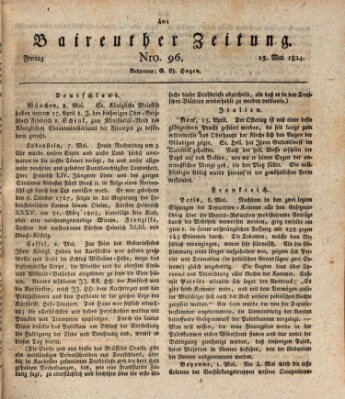 Bayreuther Zeitung Samstag 15. Mai 1824