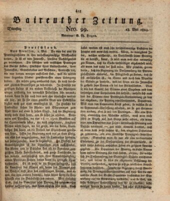 Bayreuther Zeitung Dienstag 18. Mai 1824