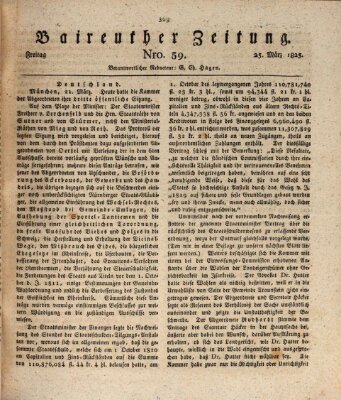 Bayreuther Zeitung Freitag 25. März 1825