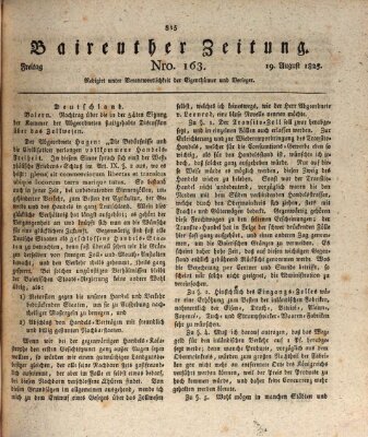 Bayreuther Zeitung Freitag 19. August 1825