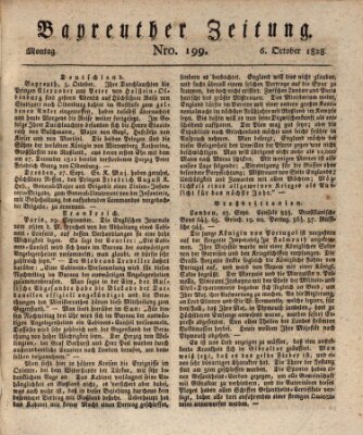 Bayreuther Zeitung Montag 6. Oktober 1828