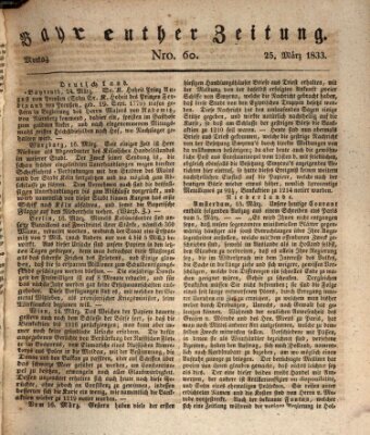 Bayreuther Zeitung Montag 25. März 1833