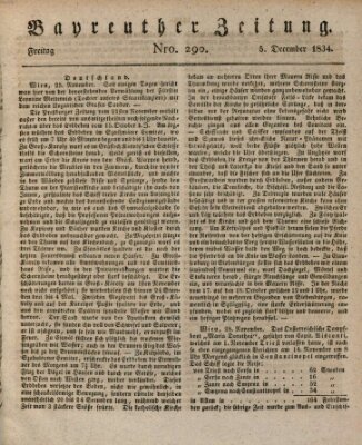 Bayreuther Zeitung Freitag 5. Dezember 1834