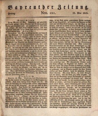 Bayreuther Zeitung Freitag 22. Mai 1835