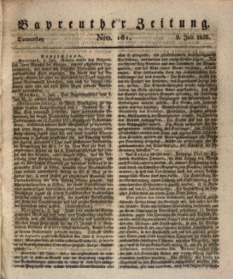 Bayreuther Zeitung Donnerstag 9. Juli 1835