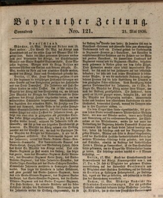 Bayreuther Zeitung Samstag 21. Mai 1836