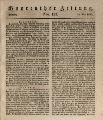 Bayreuther Zeitung Dienstag 24. Mai 1836