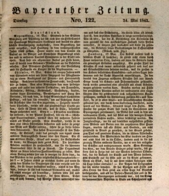 Bayreuther Zeitung Dienstag 24. Mai 1842