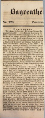 Bayreuther Zeitung Samstag 22. November 1845