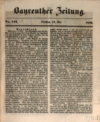 Bayreuther Zeitung Dienstag 12. Mai 1846