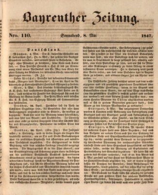 Bayreuther Zeitung Samstag 8. Mai 1847