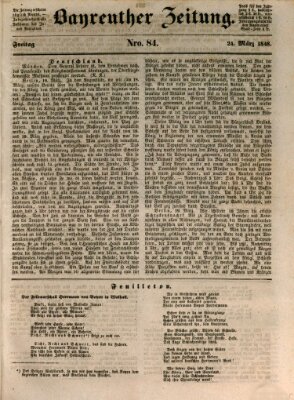 Bayreuther Zeitung Freitag 24. März 1848