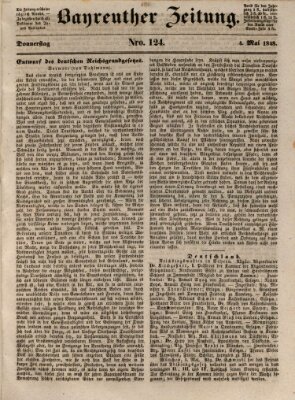 Bayreuther Zeitung Donnerstag 4. Mai 1848