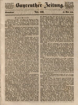 Bayreuther Zeitung Samstag 13. Mai 1848