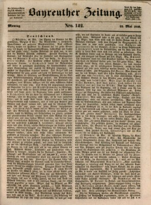 Bayreuther Zeitung Montag 22. Mai 1848