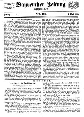 Bayreuther Zeitung Freitag 5. Mai 1854